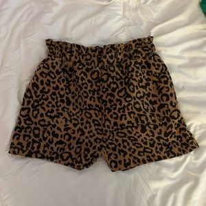 These are some cute cheetah print shorts!